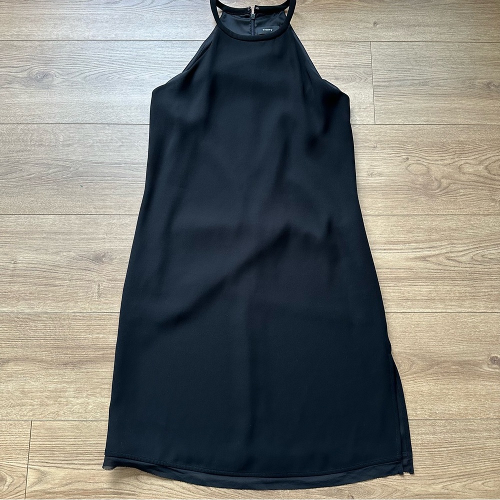 Theory Black Midi Dress